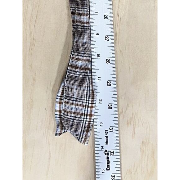 American Eagle Outfitters Women’s Plaid Paperbag Waist pants Size Medium Brown - Picture 5 of 8